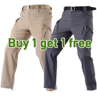 IX9 Tactical Pants Quick Drying Multi Pocket Cargo Wear Resistant Outdoor Training Trousers