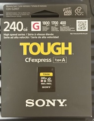 Sony TOUGH CFexpress Type A 240GB 記憶卡 冇收據 全新未開封