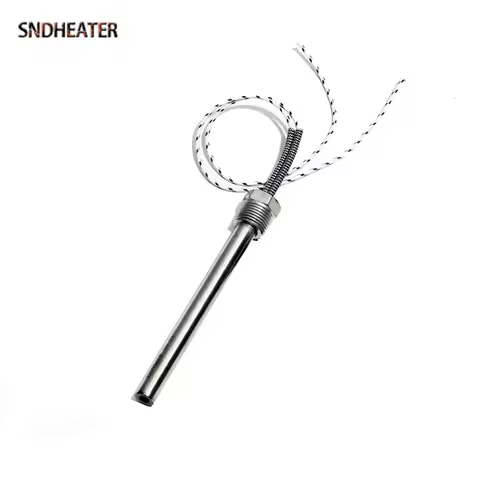 SNDHEATER DN20 25mm Thread High Power Cartridge Burning Heater 20x400-600mm 304SS Water Heating Rod 