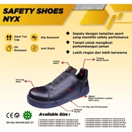 HITAM New!!! NYX Black SAFETY SHOES/NYX SAFETY SHOES