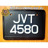 NOMBOR PLATE MOTOR STANDARD JPJ/LULUS JPJ JENIS PETAK SIAP