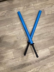 Blue Fushion 35" Set of 2 Blue Foam Bokken Swords w/Black Plastic Handle Blue Fushion 35" Set of 2 B