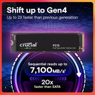 CocoCart SG   Crucial P310 500GB/1TB/2TB PCIe Gen4 NVMe 2280 M.2 SSD (5 Years Warranty)