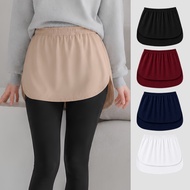 Fake Skirt Korean Style Curved Fake Skirt/ 30s Combed Cotton Extension Skirt/ FS124