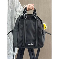 samsonite backpack travel backpack 2024 Feed Brand New Braided Rope Mini Schoolbag, Student Backpack, Women's Casual Lightweight Texture Backpack, Men