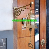 Bel Pintu Rumah Manual Tanpa Kabel Lonceng Kuningan Bel Sekolah
