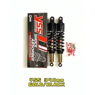 340mm YSS RxZ /Ex5 / Kriss / Wave100 / WAVE125 / DASH ALPHA TOP UP Rear Shock Absorber Suspension - 