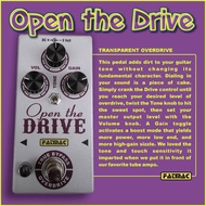 Fatmac Open The Drive (Overdrive) Guitar Effects Clone JHS Morning Glory