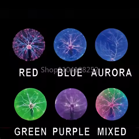 Magic Lightning Ball Electrostatic Ion Glow Ball Plasma ball Tesla Lightning