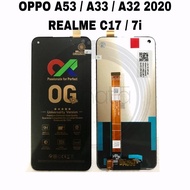 LCD OPPO A53 2020 / A33 2020 / A32 2020 / A54 4G / A55 4G / REALME C17 7i TOUCHSCREEN FULLSET DiM