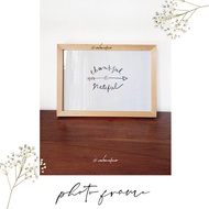 KAYU Photo Frames/Real Wood Photo Frames NATURAL Color PLUS Glass A4 And 10R Sizes