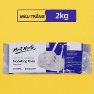Đất sét tự khô Đất nặn Air Hardening Modelling Clay Mont Marte 500g-2kg