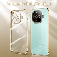 For VIVO IQOO Z9 5G/iQOO Z9 Turbo/iQOO Z9 Turbo+/iQOO Z9 Turbo Plus Phone Case Luxury Plating Edge T