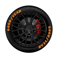 3D ∮ Stereo Letter Letters GOODYEAR Car Motorcycle Stickers Wheel Personality Modified Tire Deco