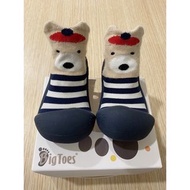 韓國BigToes幼兒襪型學步鞋-小熊 襪鞋 嬰兒鞋