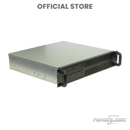 Powerlogic DVR-2U Rackmount Server Case Chassis Casing Network Data Server Cabinet Rack 2U Mountable