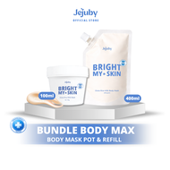 [BUNDLE BODY MAX] Gluta Rice Milk Body Mask Upsize 400ml & Gluta Rice Milk Body Mask 100ml