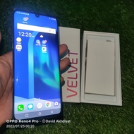 LG VELVET 5G 128GB 6GB - Second Bekas Fullset - Black TERMURAH