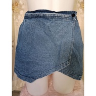 Personal Preloved Denim Palda Short/Skort. Small-medium