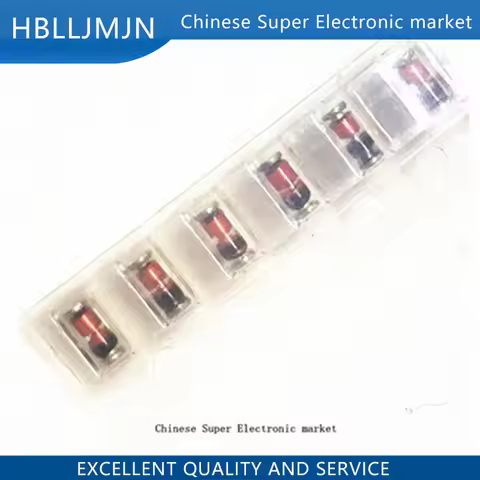 100PCS LL4148 LL-34 1N4148 ZMM BZV55 4V7 4.7V 5V1 5.1V 12V 3V3 3.3V 15V 3V 18V 5.6V 5V6 6V2 Cylindri