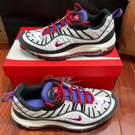 NIKE AIR MAX 98 PSYCHIC PURPLE 白黑紫【640744-110】