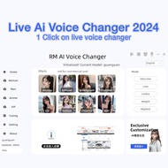 RM AI Live Voice Changer 5.0 plug & use pc | Stable Diffusion