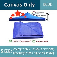 Only 10 x 80cm Express Night Market Top Kanvas Saja Kain Kanopi Khemah Niaga Bumbung only market can