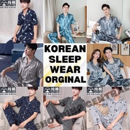 Korean Pajama Terno For Men Cotton Spandex Pajama For Men Plus Size Korean Sleepwear For Men Women