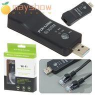 MAYSHOW Wireless LAN Adapter Practical RJ-45 USB Smart TV LAN Adapter for  Smart TV 3Q