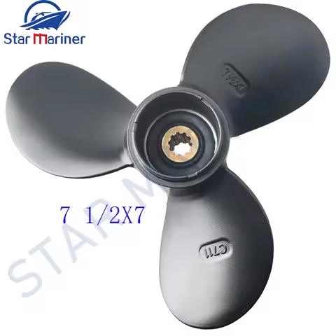 58111-98651-019 PROPELLER 3X7-1/2X7 7 1/2x7 For Suzuki Outboard Motor DF4 DF5 DF6 4HP 5HP 6HP 58111-