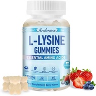 L-Lysine Gummies 1000mg, with Trehalose, L-Lysine Gummies for Lip & Oral Wellness, Immune Support & 