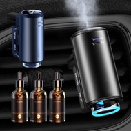 Auto Electric Air Diffuser Aroma Car Air Vent Humidifier Mist Wood