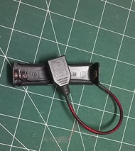 รางถ่านขนาด21700 3.7v ต่อตรงหัว usb