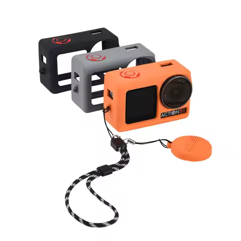 Silicone Protective Case for DJI OSMO Action 5 Pro Accessories Anti-Scratch Drop-proof Protection Ca