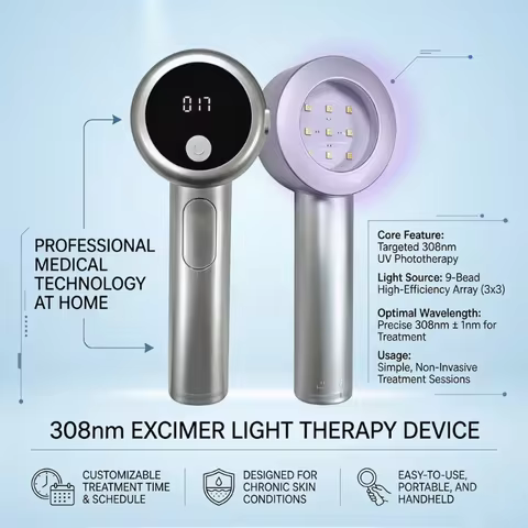 Professional UVB 311nm Phototherapy Lamp Medical Device for Psoriasis Eczema Pityriasis Treatment Ho
