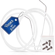 VIOKS Set of 2 repair kit pump pot seal 12005744 - diameter 182 mm for dishwasher pump pot seal Siem