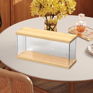 [xdnblun] Collectibles Toy Display Case Showcase Transparent Acrylic Multipurpose Dustproof 30x10x14