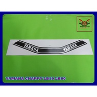 YAMAHA CHAPPY LB50 LB80 -- BODY STICKER "BLACK" SET // Chippy BLACK