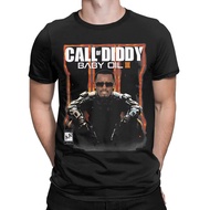 26 Baju T-Shirt Call of Diddy Party Brainrot Sigma untuk Lelaki dan Wanita, Baju T-Shirt Fesyen Kapa