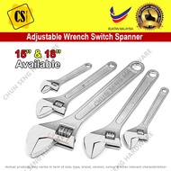 Adjustable Wrench Switch Spanner Spana Hidup 15" 18" Multi Function Hand Tool Wrench 370mm to 440mm 