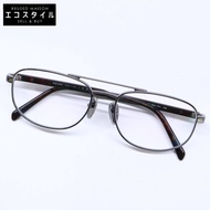 Prada [成色極佳] VPRA56 5AV-1O1 雙樑金屬眼鏡框 57□17 145 [二手]