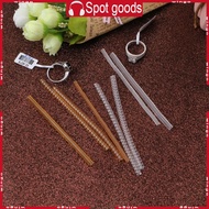 WIN 8Pcs Ring Tightener Fit Any Ring Sizes of Ring Sizer Clear Plastic Ring Guards Ring Adjuster Fit