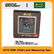 HITZ 3-in-1 Laser Measuring Tape | 5m Tape + Laser Level + 40m Laser