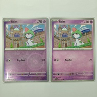 Pokemon Scarlet & Violet! Paldean Fates Singles / Ralts (Common & Reserve Holo)