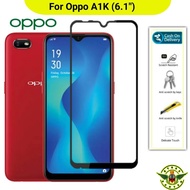 LAYAR Tempered Glass Oppo A1K Full Screen - Tg A 1k 9D 9H Anti-Scratch Glass