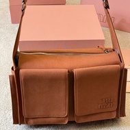 Tote bag, messenger bag, biker bag, suede, genuine leather c30
