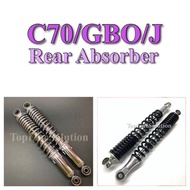 C70 Honda Rear Absorber (Chrome/Black)