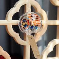 獨家原創設計手繪玻璃和風風鈴 福氣連連 新年禮物