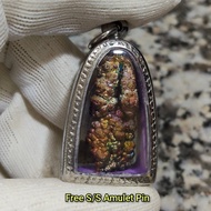 Pillar Leklai Pendant 柱料力泥吊坠 Leklai Amulet 马来西亚力泥 100% Natural Leklai