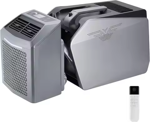 Portable Air Conditioner, 5000 BTU 3-Speed Air Conditioning Unit with 24H Timer, Air Portable AC Adj